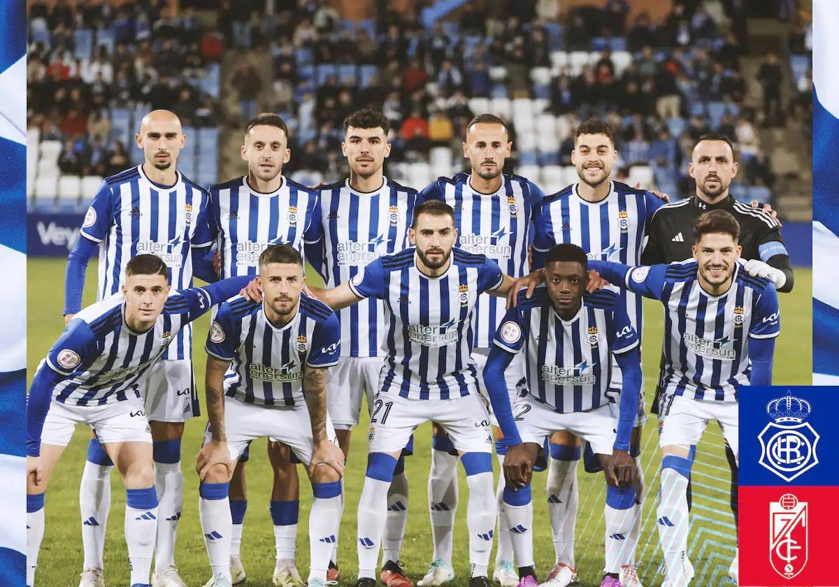 Alineación del Decano ante el filial del Granada