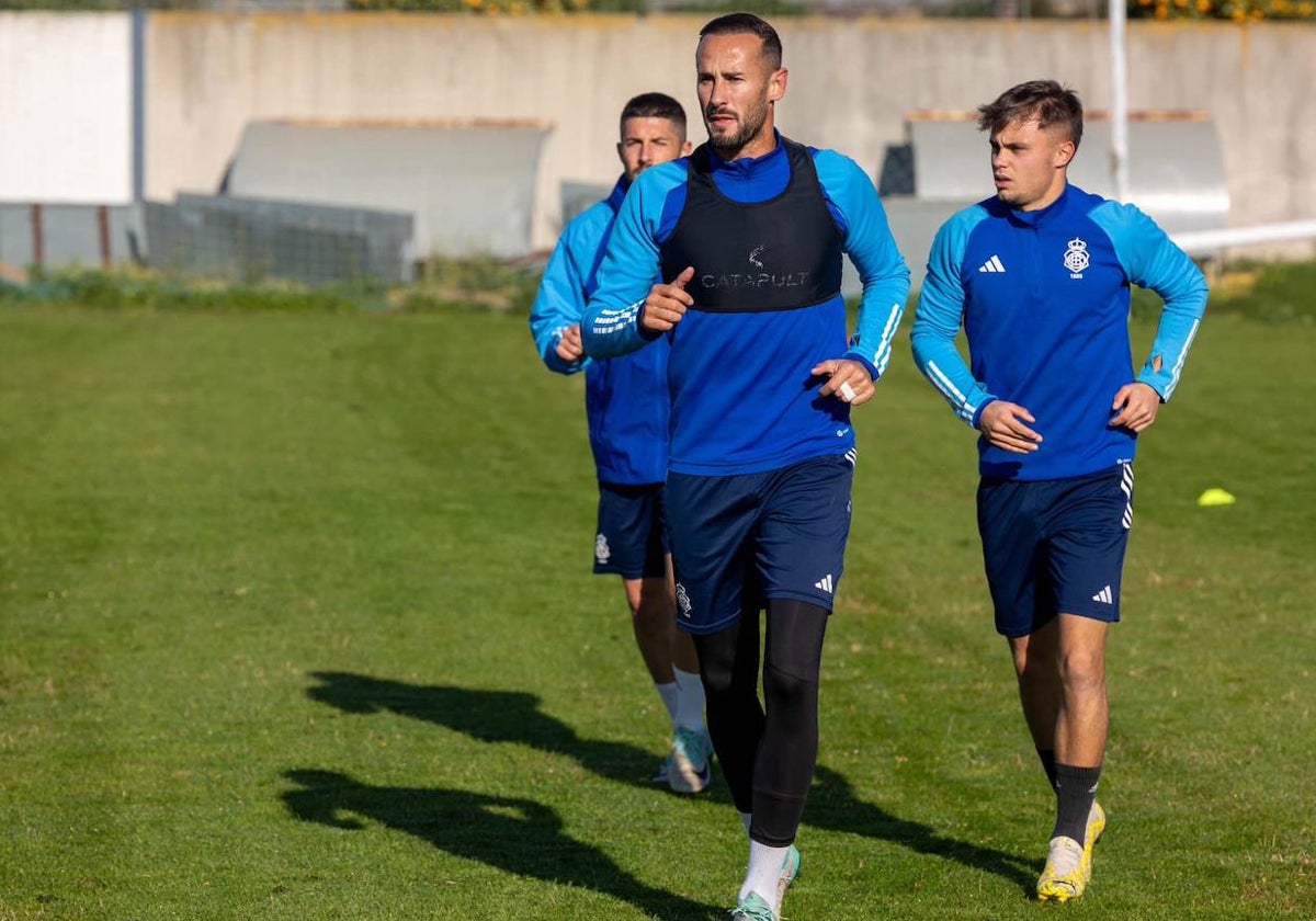 Alejandro Gálvez realizando carrera continua en una sesión en la Ciudad Deportiva