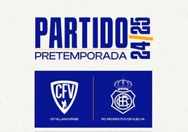 El Villanovense se suma a los rivales de pretemporada del Recreativo