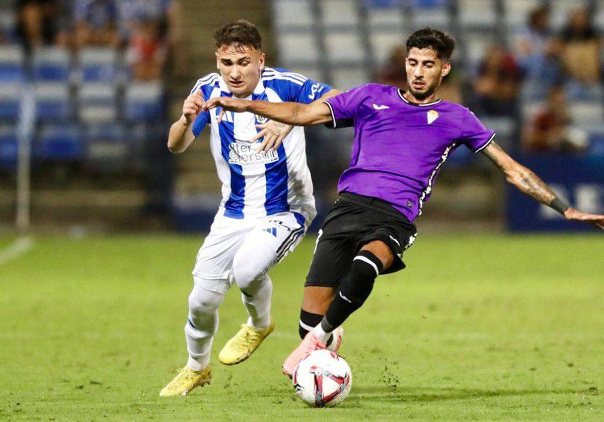 Juan Cerrudo, ante el Córdoba en el Trofeo Colombino