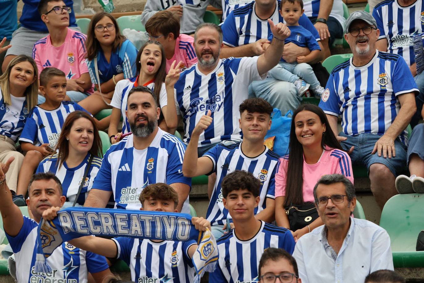 Todas las imágenes que ha generado la visita del Recreativo al filial del Betis