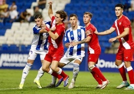 Alineaciones del Villarreal B - Recreativo de Huelva de Primera RFEF 2024-2025: onces y banquillo de suplentes