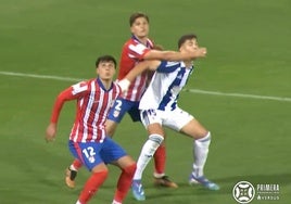El acta arbitral deja por mentiroso al colegiado del Atlético B-Recreativo