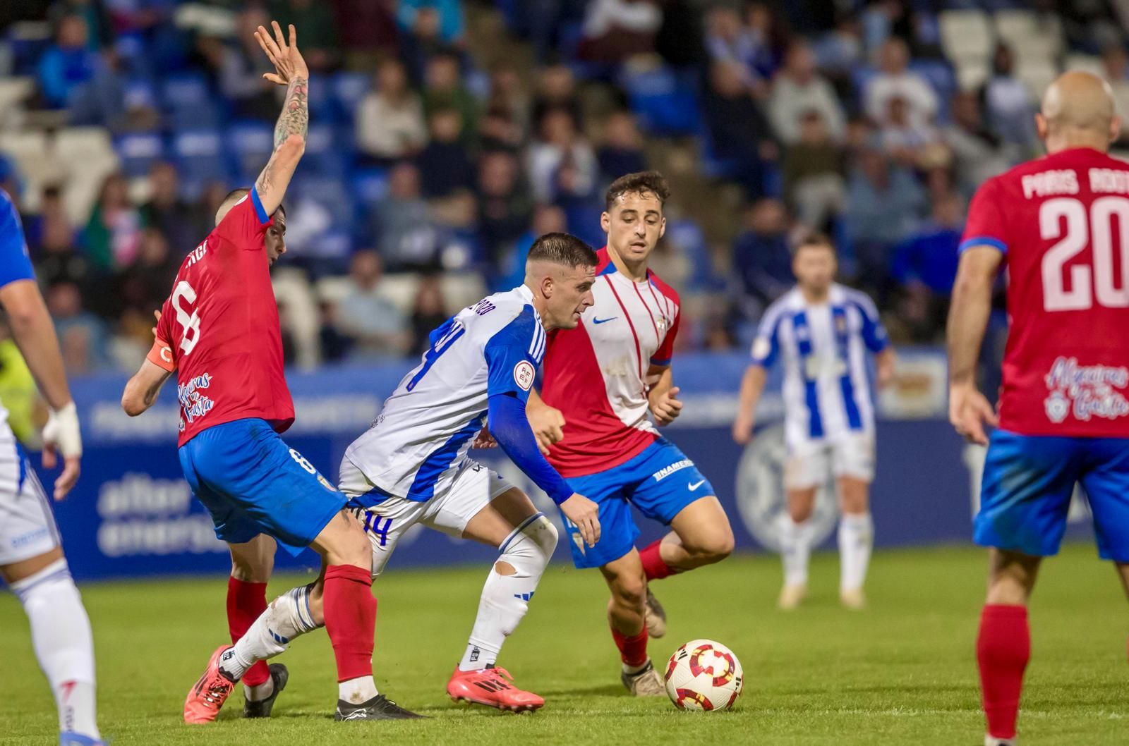 Las mejores imágenes del loco partido Recreativo-Algeciras