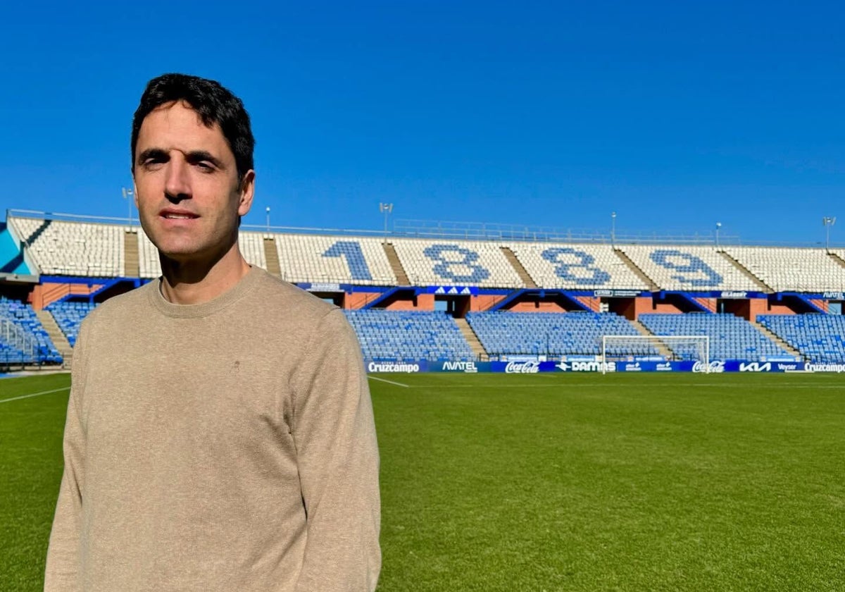 Iñigo Vélez, en el Nuevo Colombino