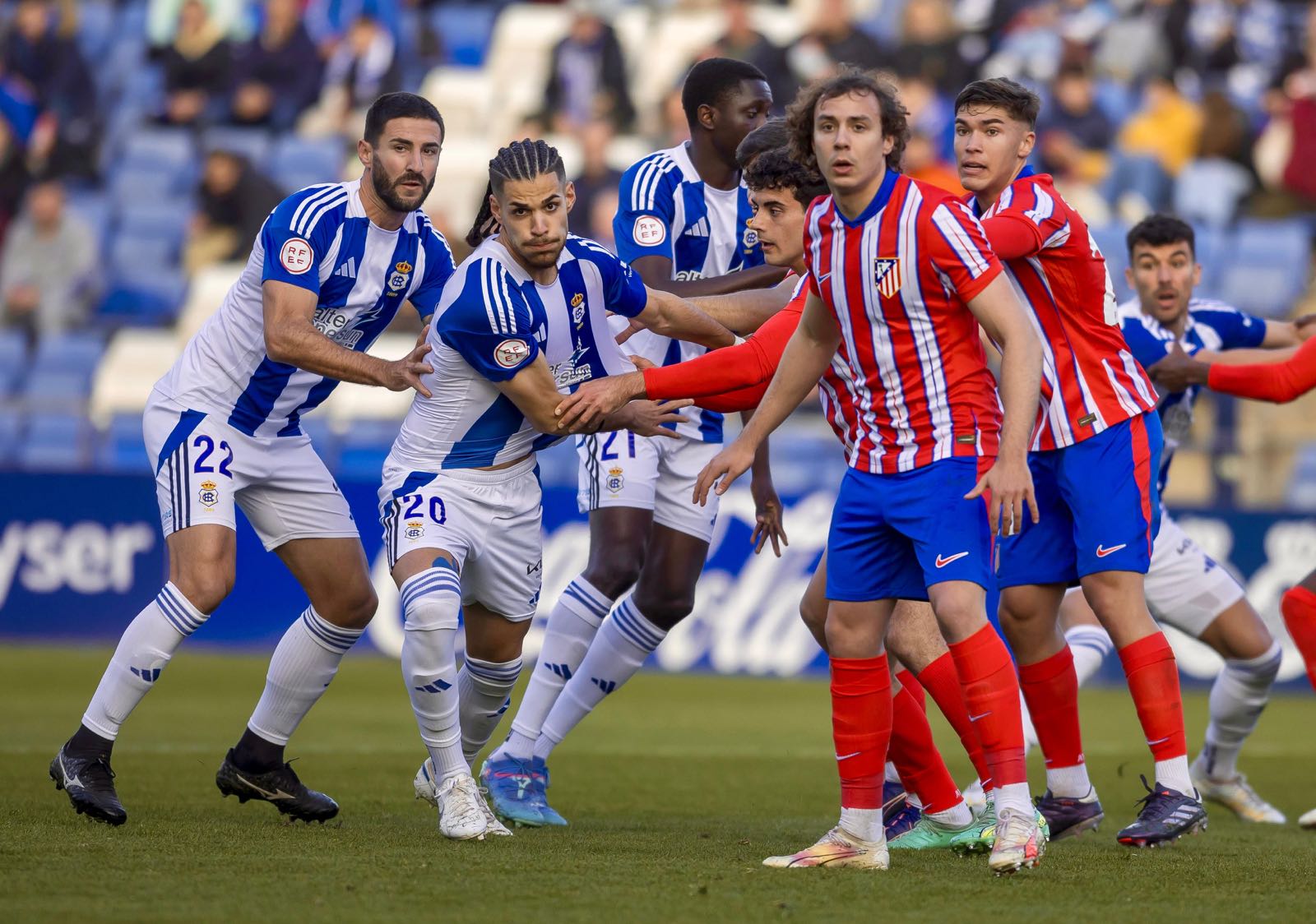 Las mejores imágenes del Recreativo - Atlético de Madrid B