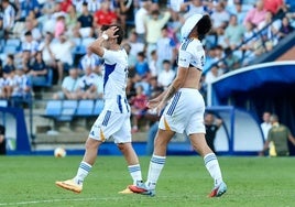El tropezón del Recre en casa, en imágenes