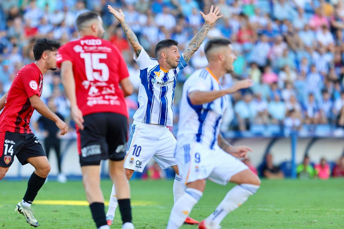 El tropezón del Recre en casa, en imágenes