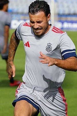 Alejandro Viedma, centrocampista del Recreativo de Huelva