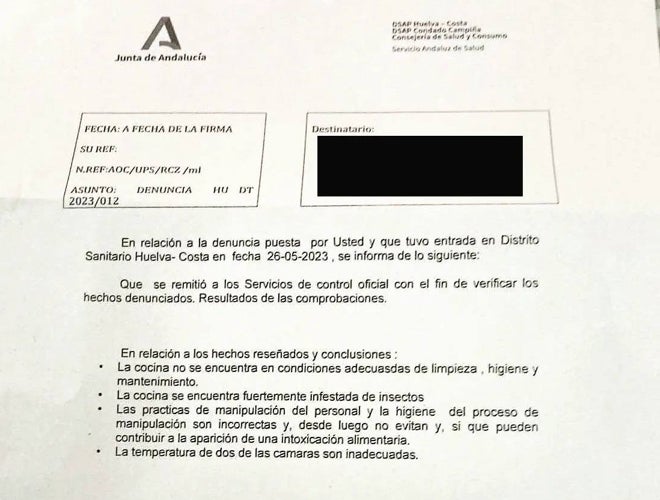 El runrún: Denuncian al restaurante Bonilla por una intoxicación alimentaria y tener la cocina infestada de insectos