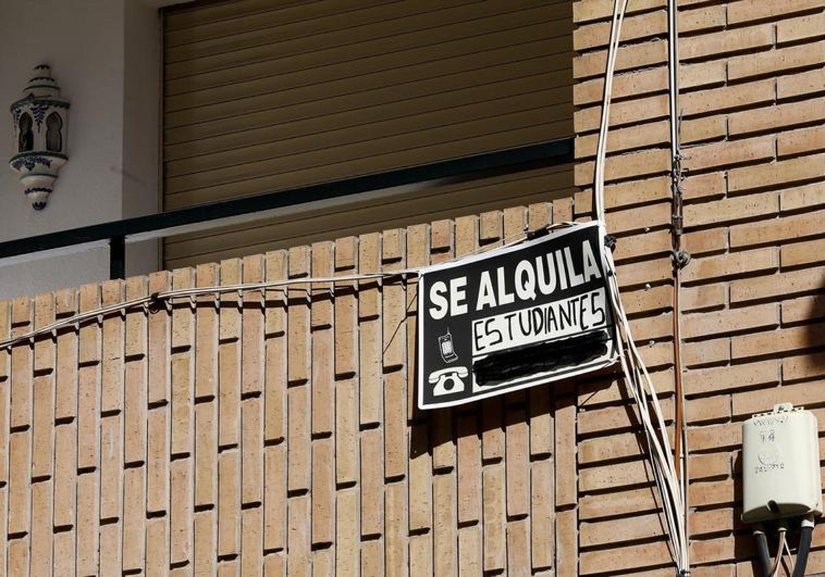 Ahora es época de que los estudiantes busquen piso para el próximo curso