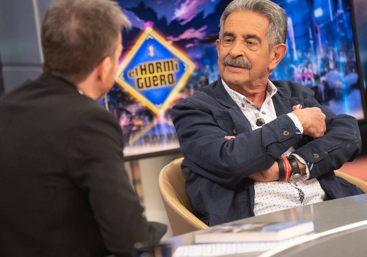 Miguel Ángel Revilla junto a Pablo Motos este miércoles por la noche en 'El Hormiguero'