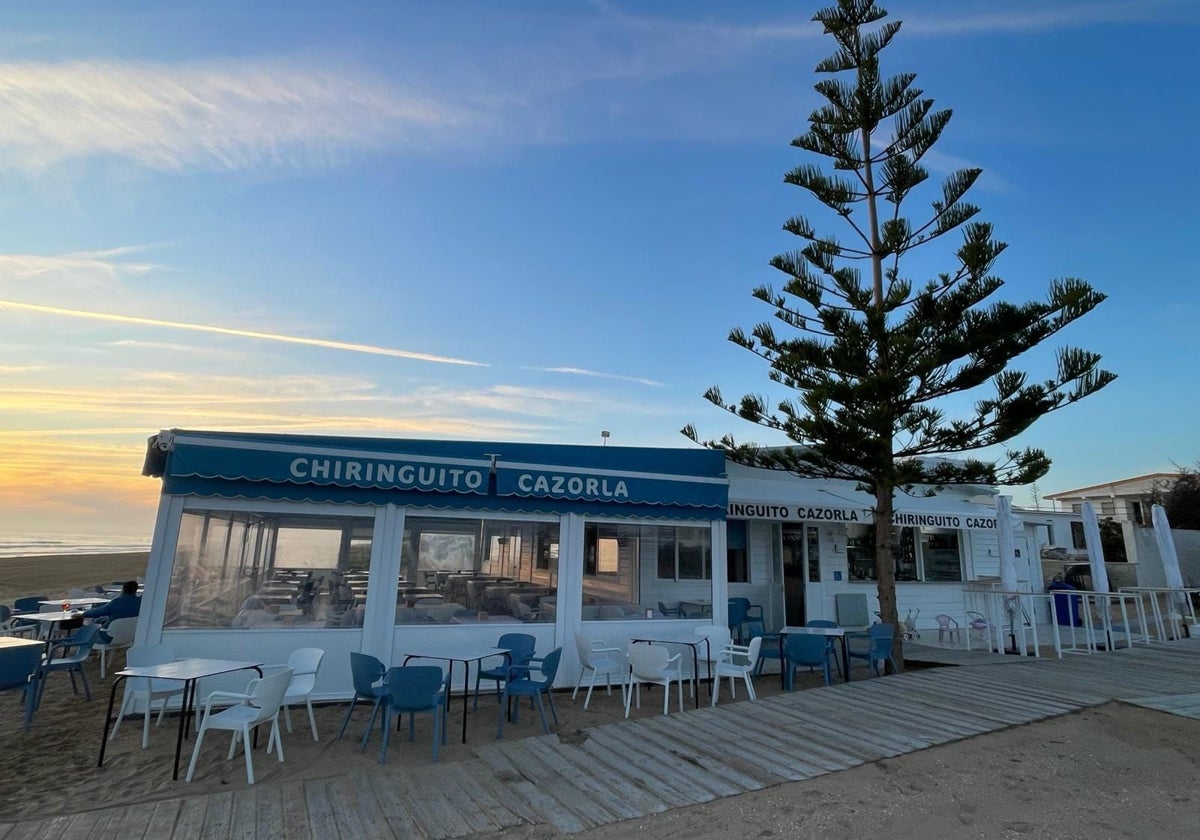 El chiringuito Cazorla de Punta Umbría