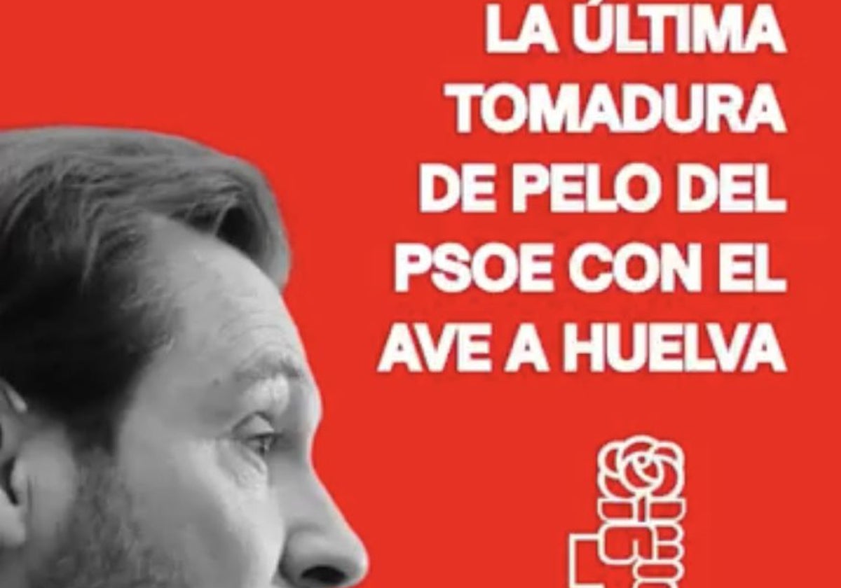 Inicio de un video que el PP de Huelva dedica al PSOE