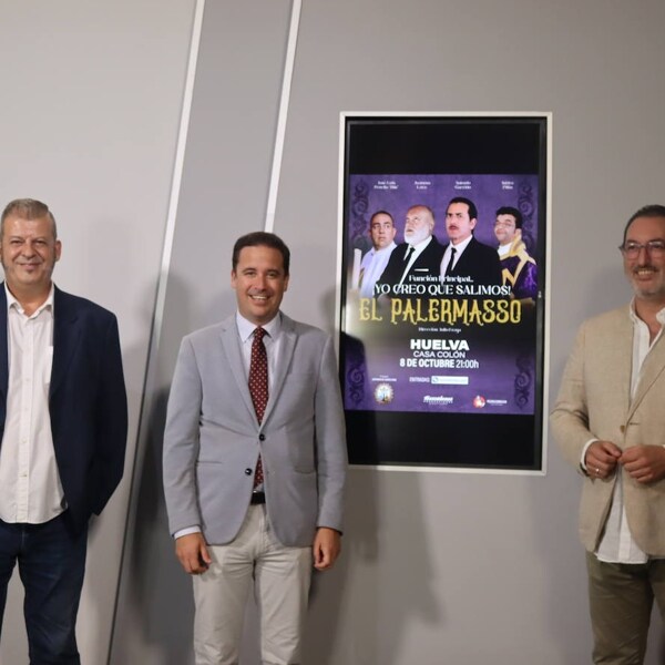 Nacho Molina, Rafael Millán y Julio Fraga han presentado el espectáculo teatral 'El Palermasso'