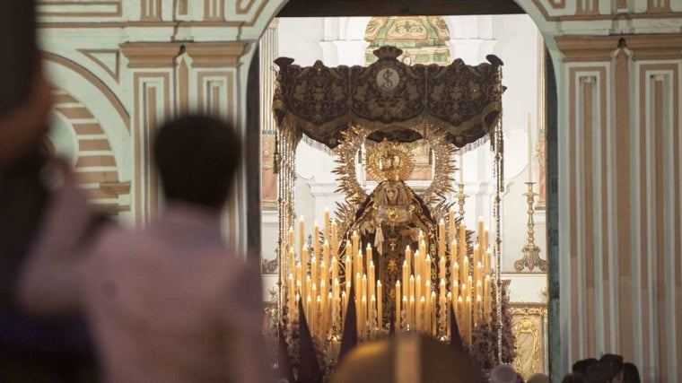 María Santísima de los Dolores, en la catedral