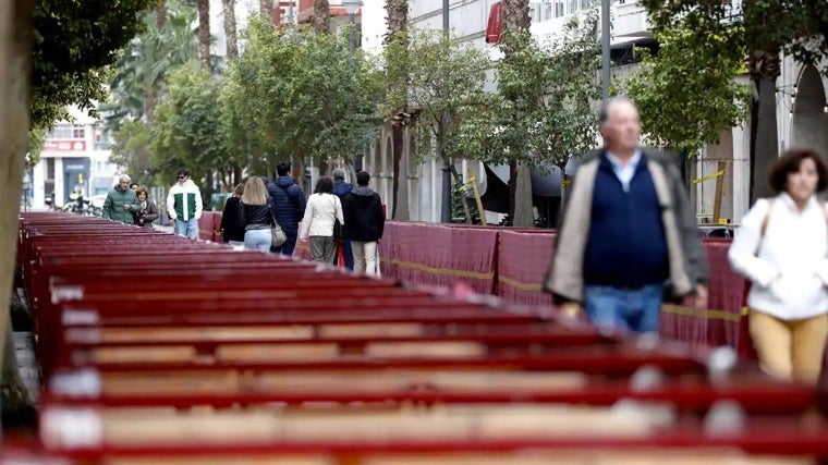 Los palcos han estado vacíos la mayor parte de la Semana Santa