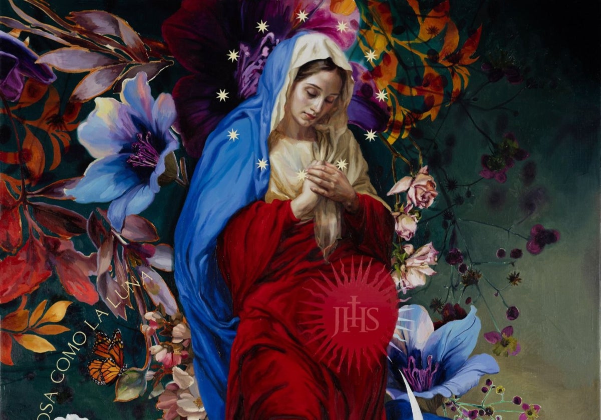 Cartel de la procesión jubilar Magna Mariana de Huelva