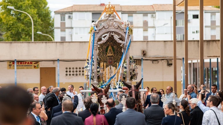 La Hermandad de Huelva se despidió del barrio de La Hispanidad