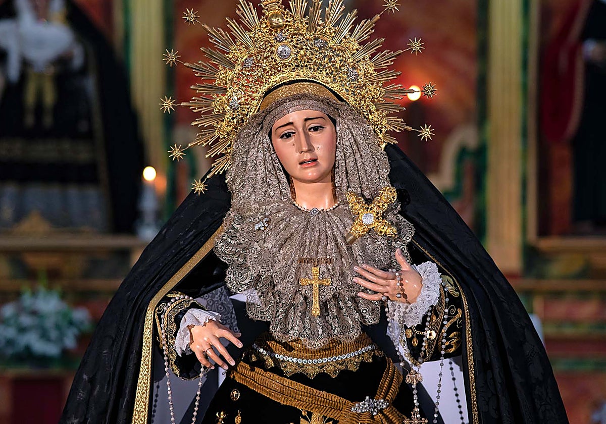 Maria Santisima del Patrocinio presidira el rezo del santo rosario