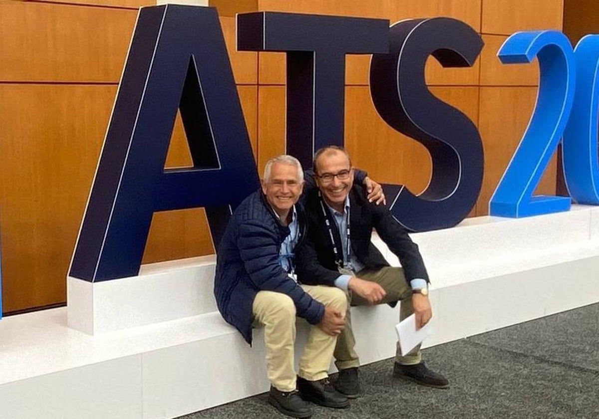 Antonio Pereira y Luis Seijo en el congreso en Washington
