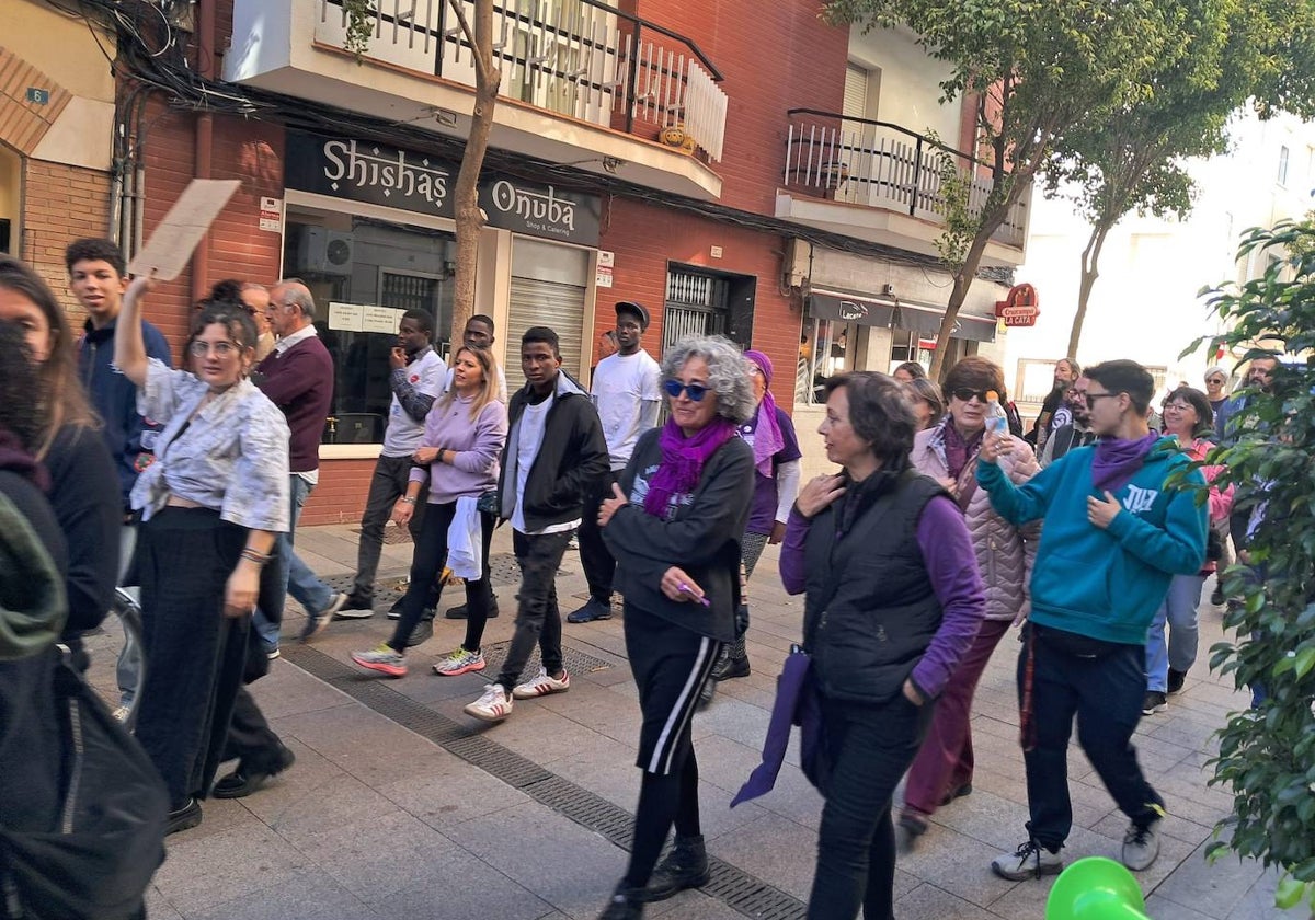 Marcha por el 25N en Huelva