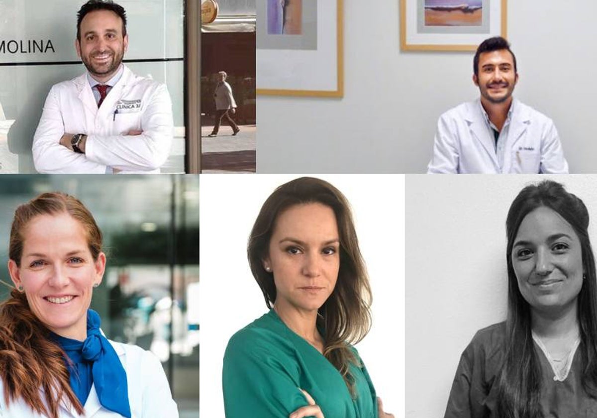 David Molina, Álvaro Moleón, María Oliver, María Isabel Manzano y Rocío Martínez