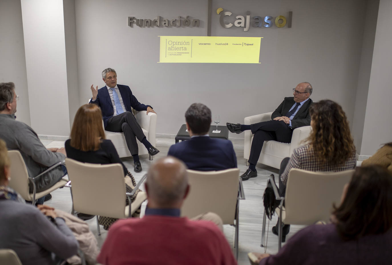 El ciclo de periodismo y actualidad 'Opinión Abierta' en imágenes