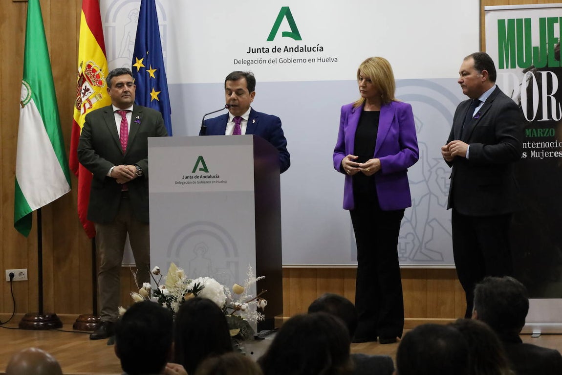 Los actos del 8M en Huelva, en imágenes