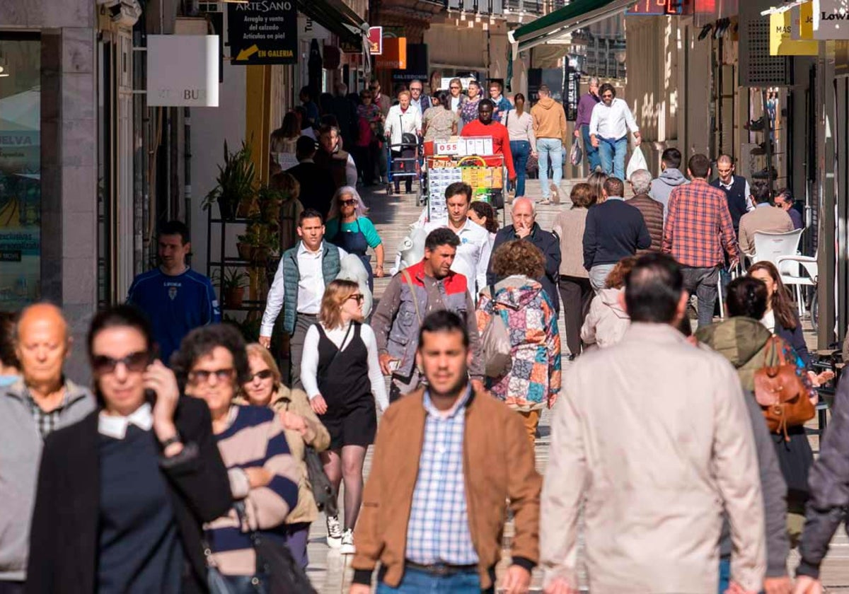 Una calle del centro de la capital