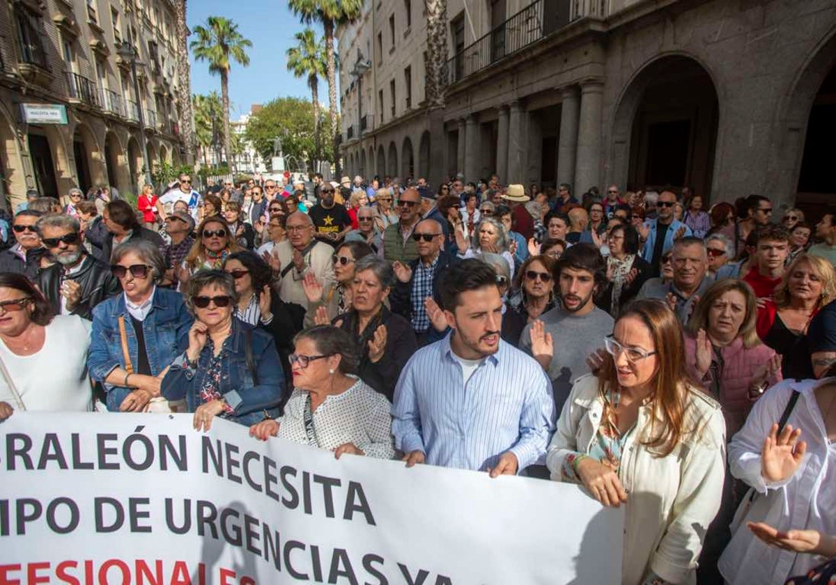 Asistentes al acto reivindicativo de este domingo