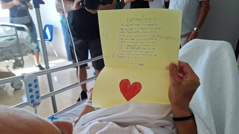 '1 kilómetro, 1 árbol, 1 vida' lleva 2.500 cartas de ánimo a hospitalizados escritas por escolares de Huelva