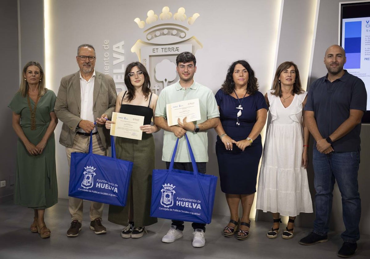 ganadores de la quinta edición del Premio Ciudad de Huelva de Investigación sobre Adicciones