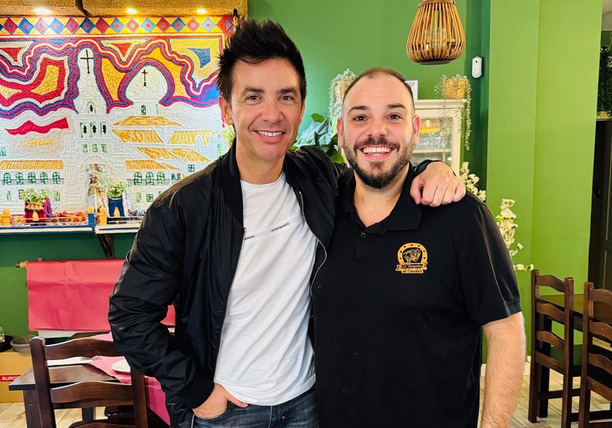 David Civera visitó un restaurante de Huelva