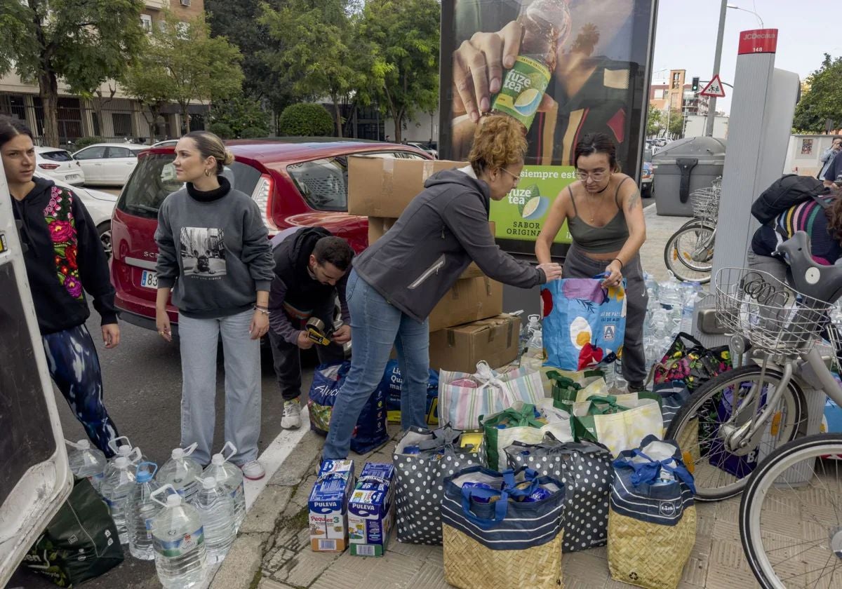 Son muchas las recogidas que se están llevando a cabo en solidaridad con los afectados