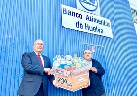 La Fundación Atlantic Copper recoge 734 kilos de productos no perecedores en la campaña 'Libros que alimentan'