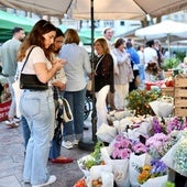 La Plaza de las Monjas ha estado nuevamente muy concurrida en una nueva edición del 'Jardín de Huelva'