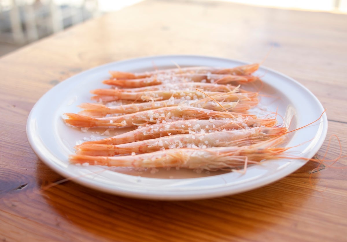 Gambas blancas de Huelva