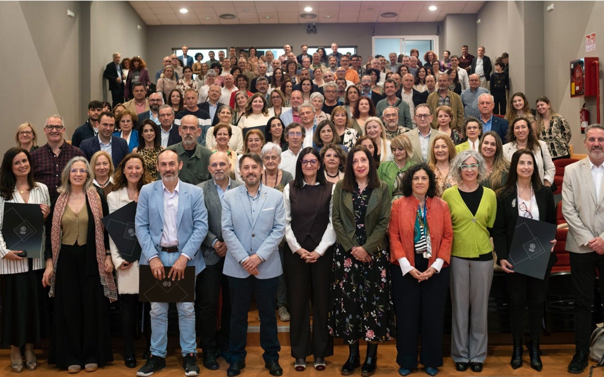 Acto de homenaje al personal de la Universidad de Huelva