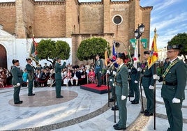 El acto ha tenido lugar esta tarde en la Plaza de las Monjas de Moguer