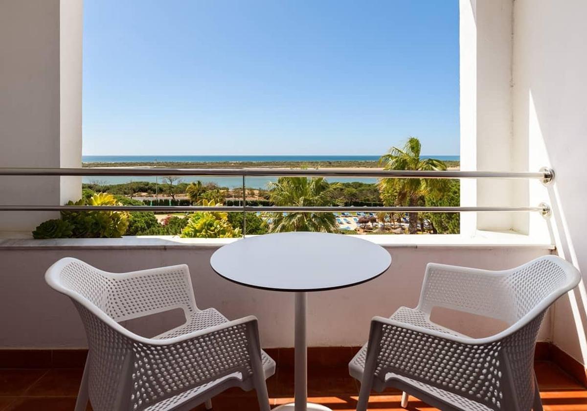 Imagen de una de las habitaciones del hotel
