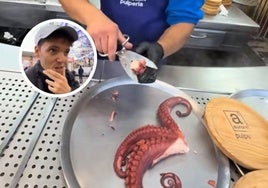 Un madrileño va a Galicia a probar el pulpo y se queda sin palabras al descubrir de donde vienen: «Malo no está, pero...»
