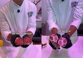 Torcuato Triviño, cortador de jamón profesional: «Si te gusta el lomo ibérico, tienes que probar la coppa ibérica, más intensa y jugosa»