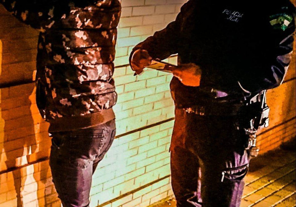 El detenido por la Policía Local de Aljaraque