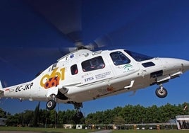 Herido grave tras sufrir una descarga eléctrica mientras pintaba en un cortijo