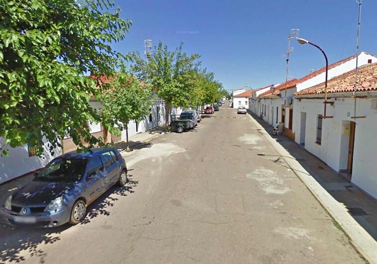 Casas bajas en la calle Fenicios de Riotinto