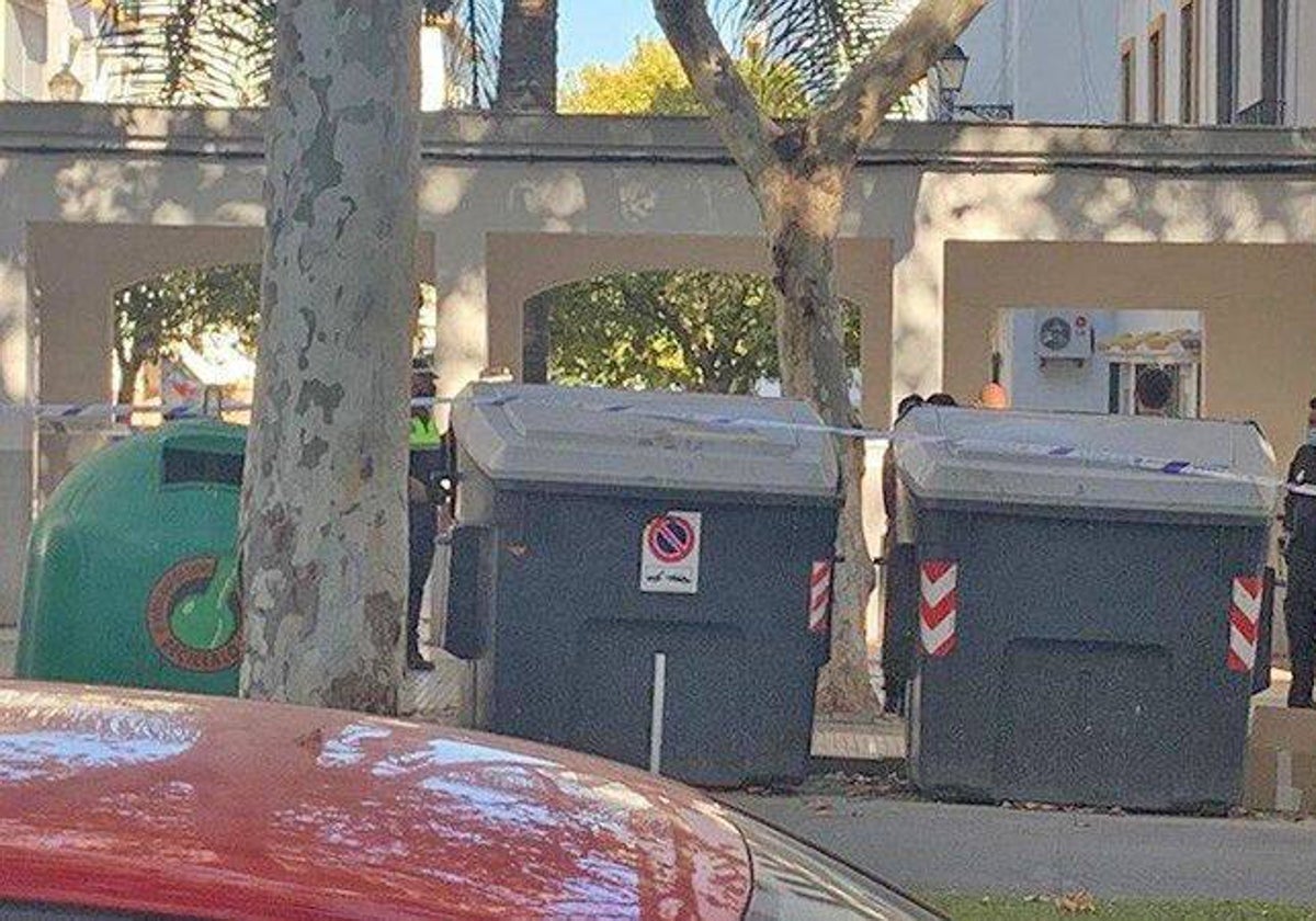 Los contenedores de la avenida Pío XII donde el 'Mexicano' arrojó la cabeza de su amigo