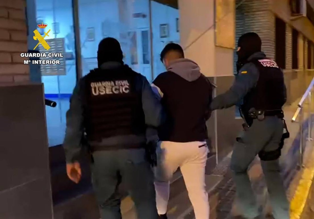 Una de las doce detenciones de la operación antidroga 'Cuzco'