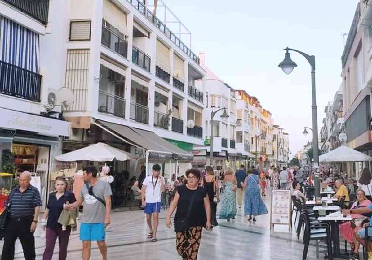 La calle Ancha de Punta Umbría