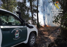 Detienen al autor de cinco incendios intencionados en Bonares durante el último año